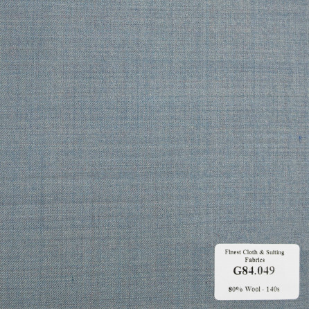G84.049 Kevinlli V7 - Vải Suit 80% Wool - Xanh bạc hà